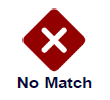No Match icon