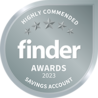 Finder Award 2023 Highly Commended Savings Account
